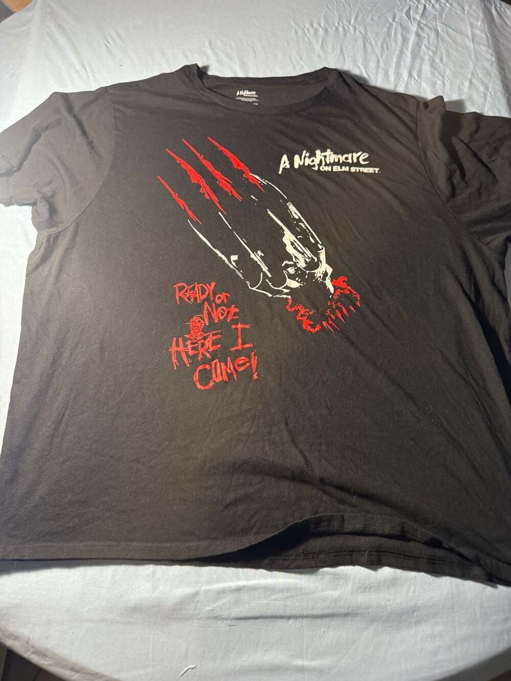 A Nightmare On Elm Street Ready Or Not Graphic Tee Size 3XL